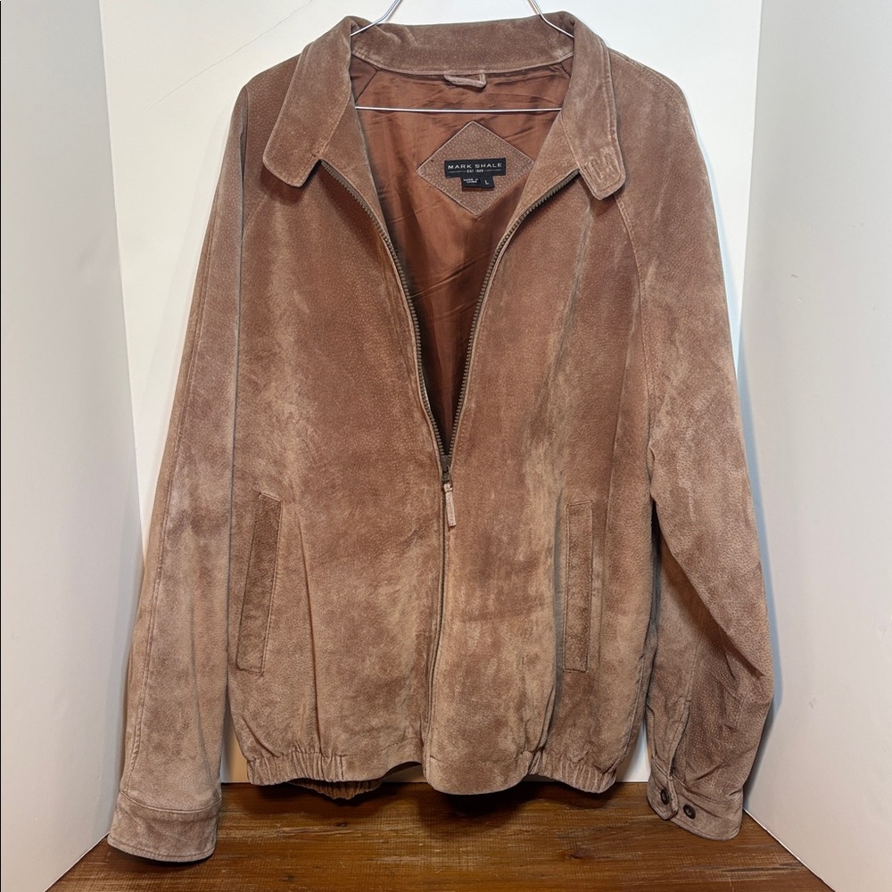 Vintage Mark Shale Tan Suede Leather Jacket in  Excellent Used Condition! EUC